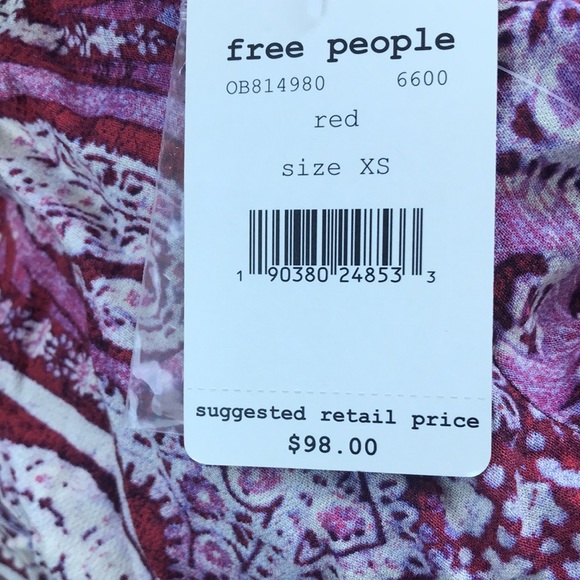 Free people crop top NWT XS lowest price drop - Picture 9 of 9